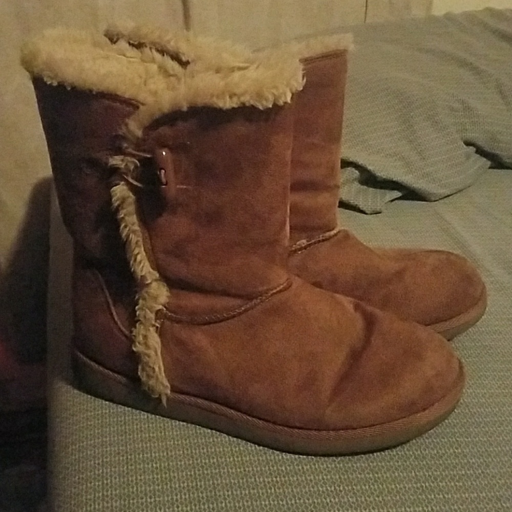 Tan Ankle Boots - size 8
